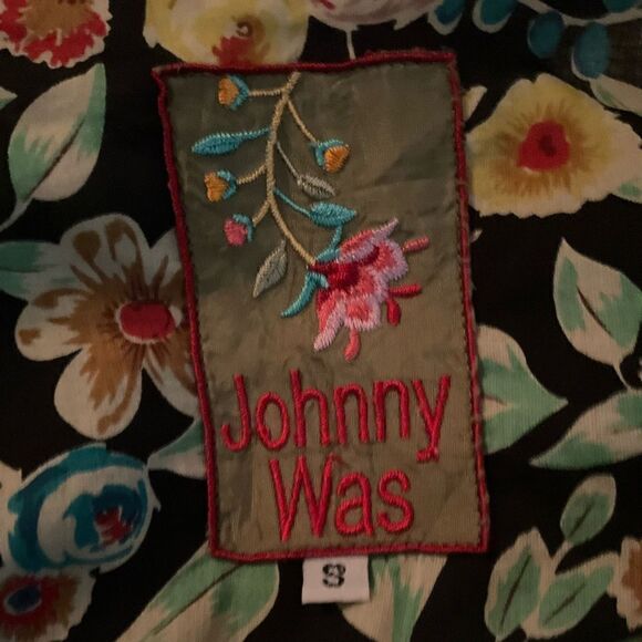 Johnny Was Floral Tunic Top - Picture 6 of 7